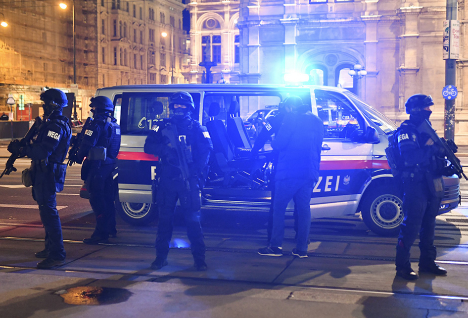 AUSTRIA-SHOOTING-POLICE-ATTACK
