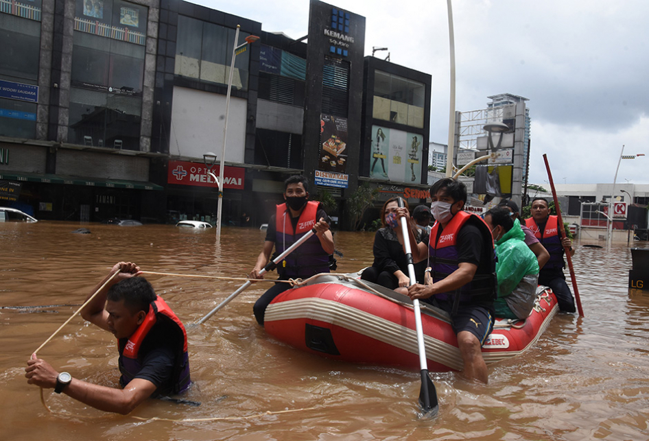 Potret Banjir yang Melanda Sejumlah Wilayah di Jakarta