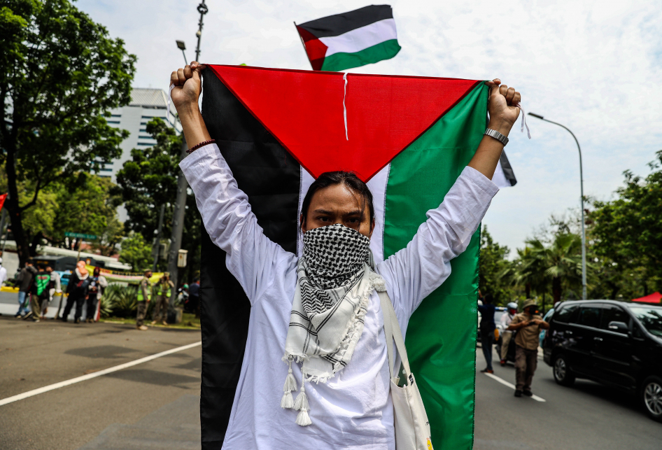 Buruh Gelar Aksi Solidaritas untuk Palestina