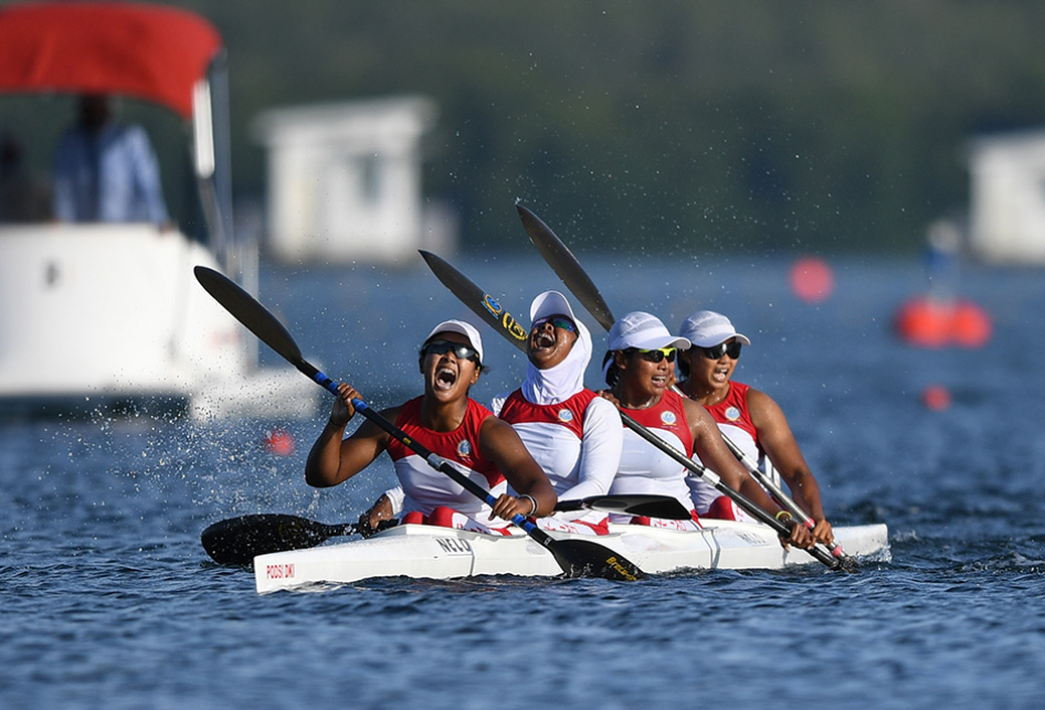 DKI Jakarta Raih Emas Canoeing WK4 500 PON XX Papua