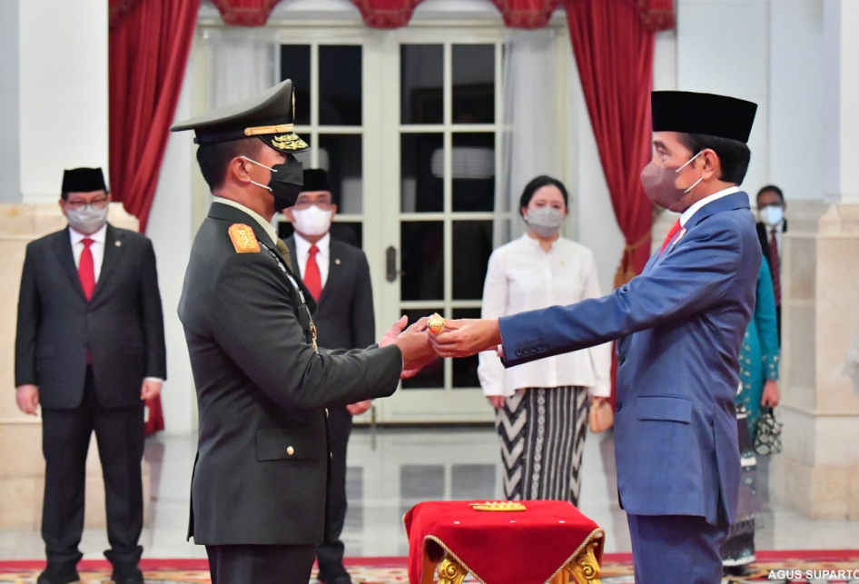 Jokowi Resmi Lantik Andika Perkasa Jadi Panglima TNI