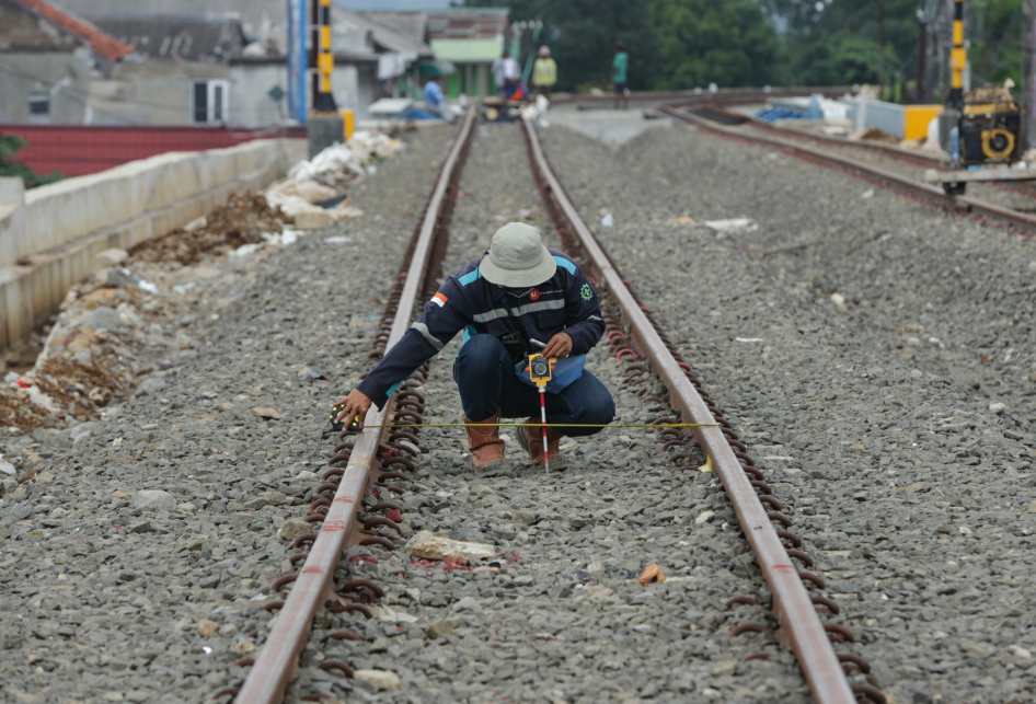 Pembangunan Jalur Ganda Rel Kereta Api Bogor-Sukabumi