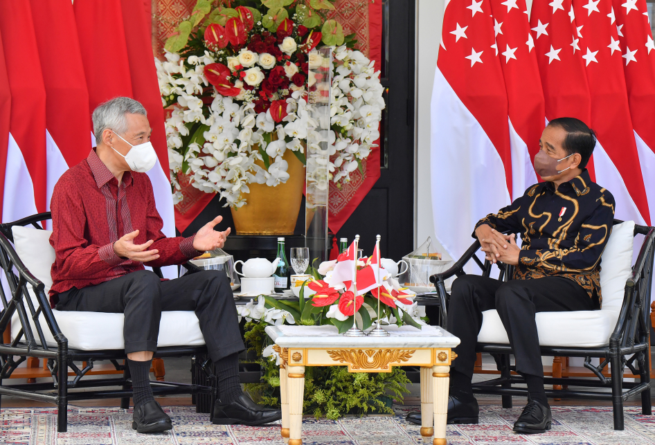 Presiden Jokowi Terima Kunjungan PM Singapura