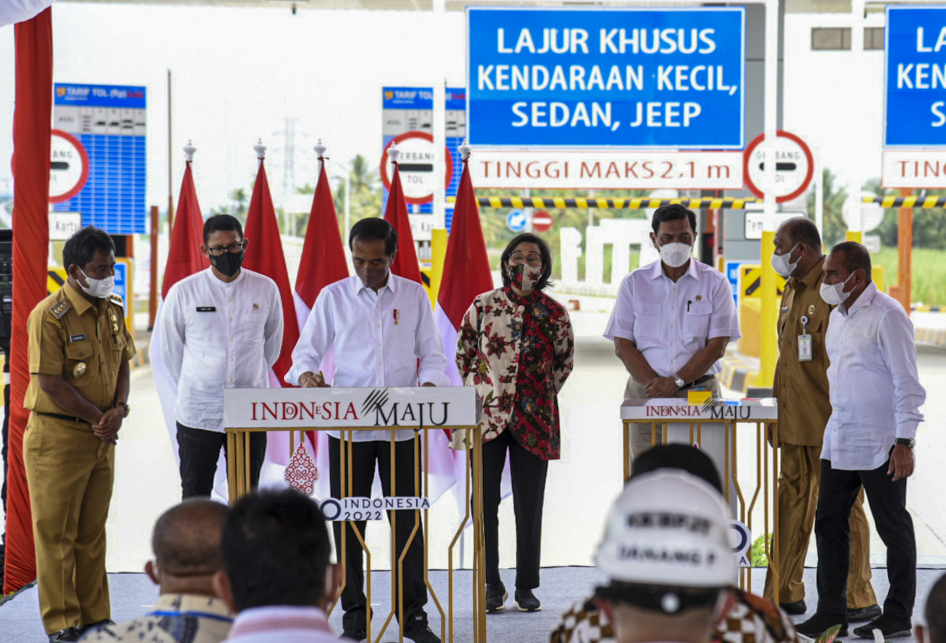 Jokowi Resmikan Jalan Tol Binjai-Langsa Seksi I Binjai-Stabat