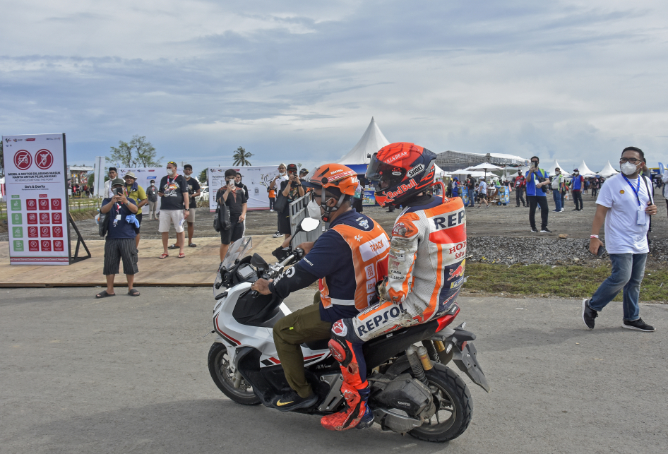 Marc Marquez Jatuh saat Kualifikasi