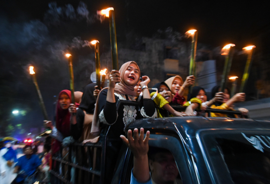 Pawai Obor Sambut Ramadan