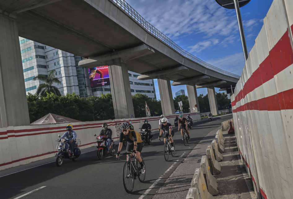 Penambahan Jalur Sepeda di Jakarta
