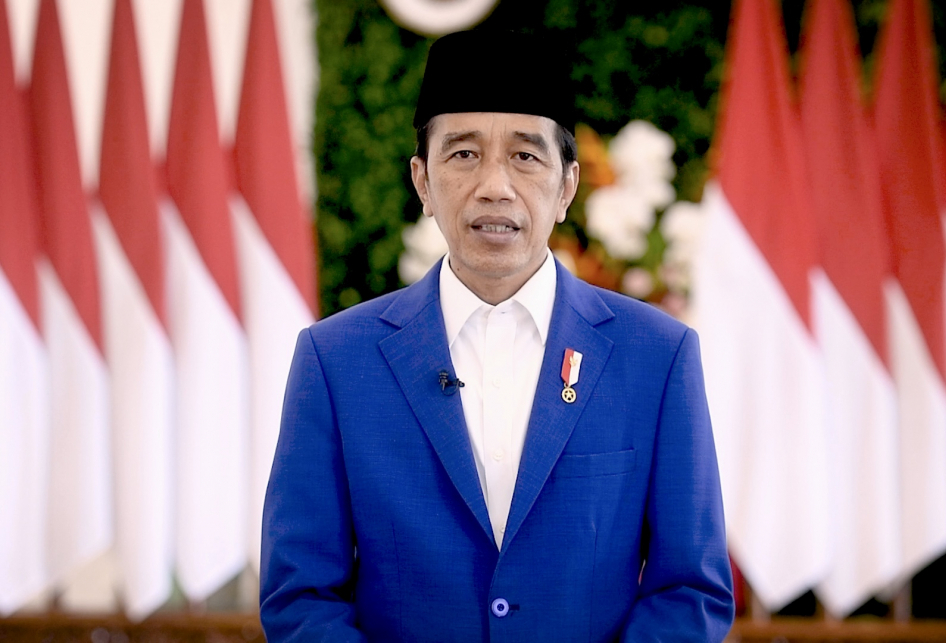 Jokowi Ucapkan Selamat Puasa