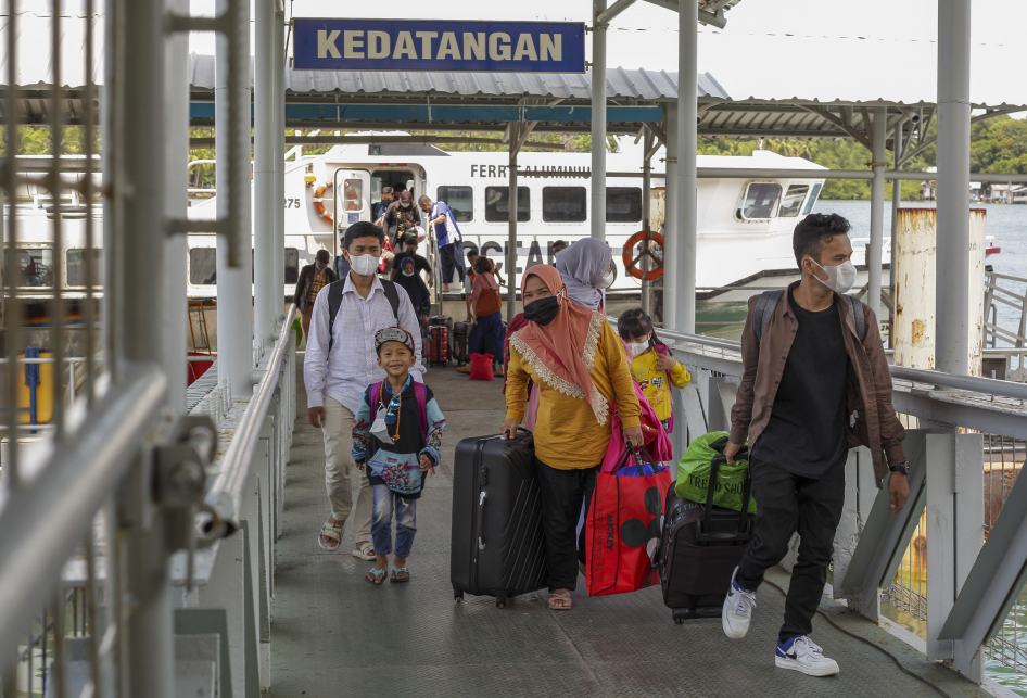 Mudik Lebih Awal di Pelabuhan Telaga Punggur