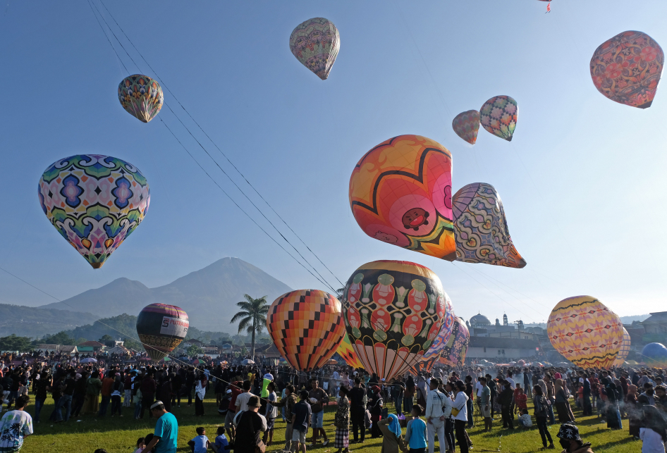 Festival Balon Tradisional di Wonosobo