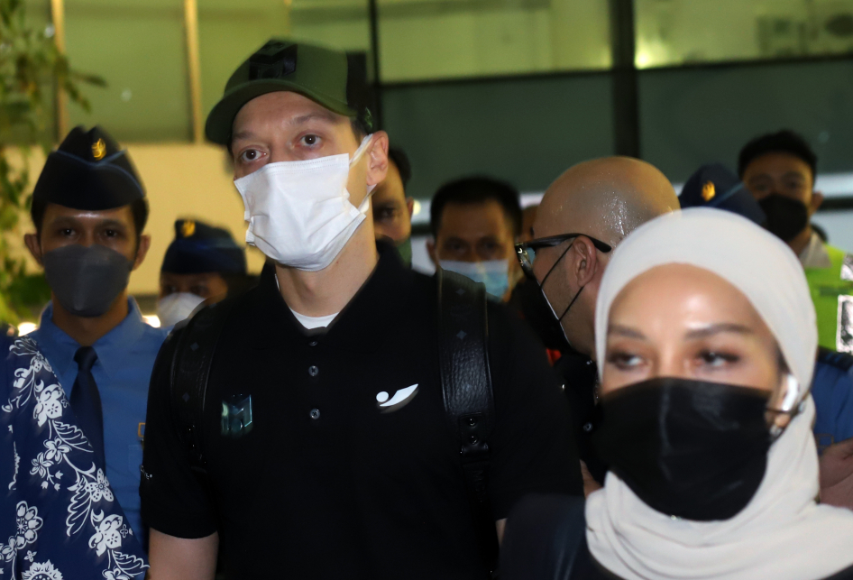 Mesut Ozil Tiba di Jakarta