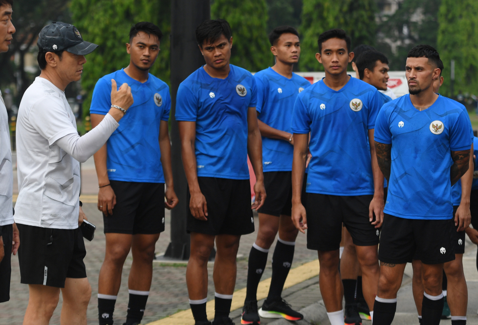 Latihan Perdana Timnas Jelang Kualifikasi Piala Asia 2023