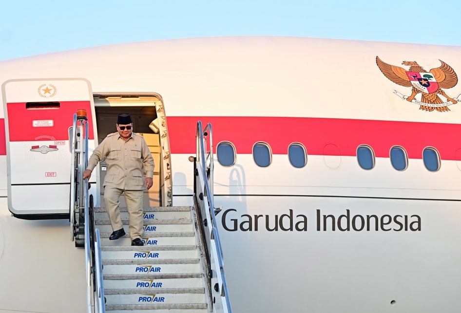 Prabowo Subianto di KTT BRICS Brasil