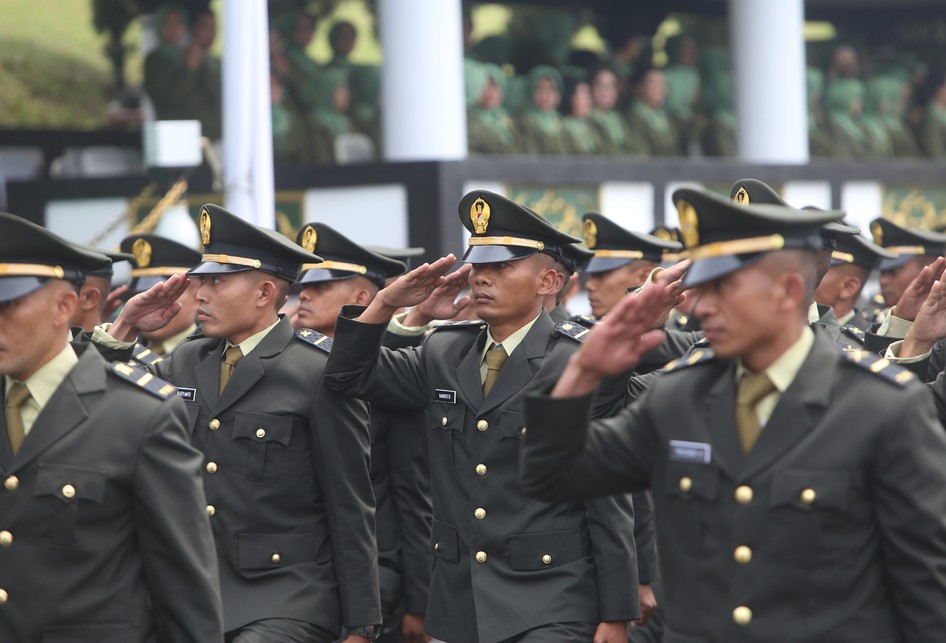 Kemeriahan Upacara Prasetya Perwira Tni Ad