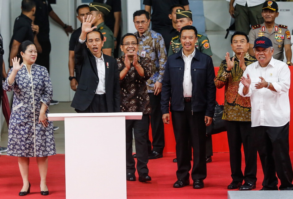 Presiden Joko Widodo resmikan Istora Senayan