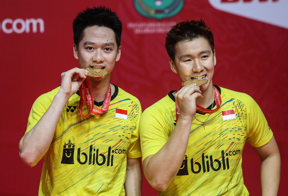 Indonesia Master Istora Senayan Kevin Sanjaya Sukamuljo Marcus F