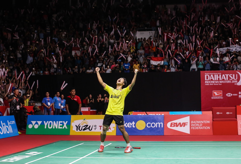 Indonesia Master Istora Senayan Anthony Sinisuka Ginting