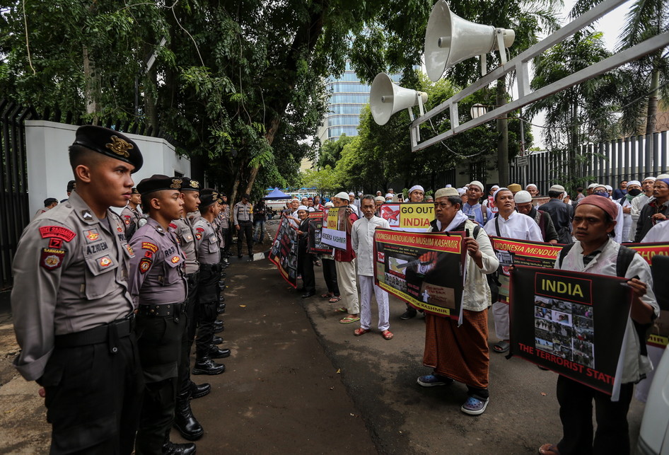 Aksi Solidaritas Muslim Indonesia untuk Kashmir India