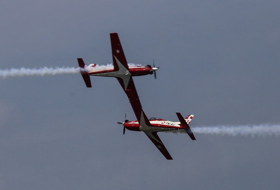 Pesawat tempur Jupiter Aerobatic Team TNI Angkatan Udara