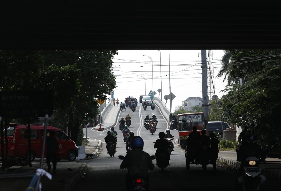 Jalan Layang Bintaro di Pesangrahan Bintaro