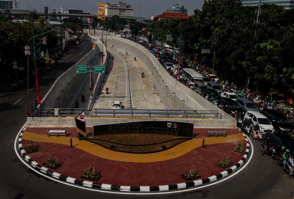 Uji Coba Lintas Bawah Mampang