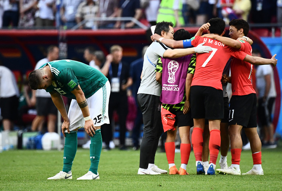 Potret Kegembiraan dan Kekecewaan di Laga Korea Selatan Vs Jerman