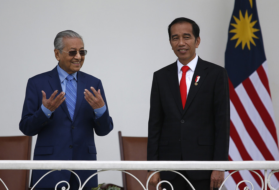 Jokowi Terima Kunjungan Mahathir di Istana Bogor