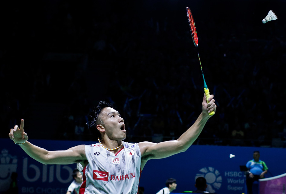 Indonesia Open 2018 Kento Momota Tommy Sugiarto