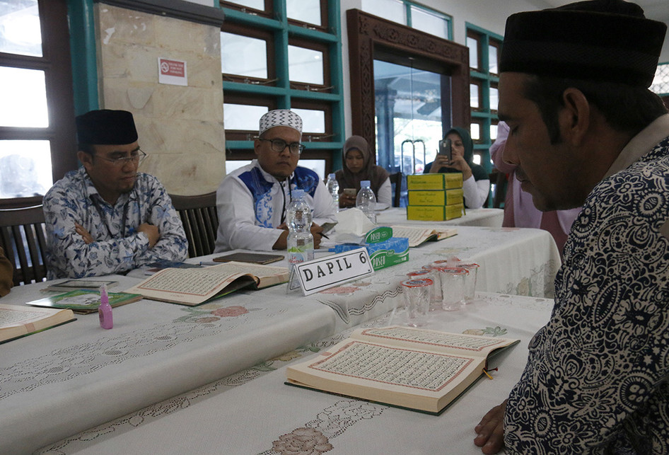 Bakal Caleg DPRA Ikut Tes Kemampuan Baca Al Quran