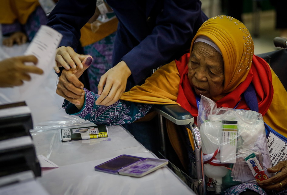 Calon Jemaah Haji Embraksi Jakarta