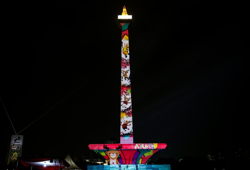 Video Mapping Asian Games 2018 Monas