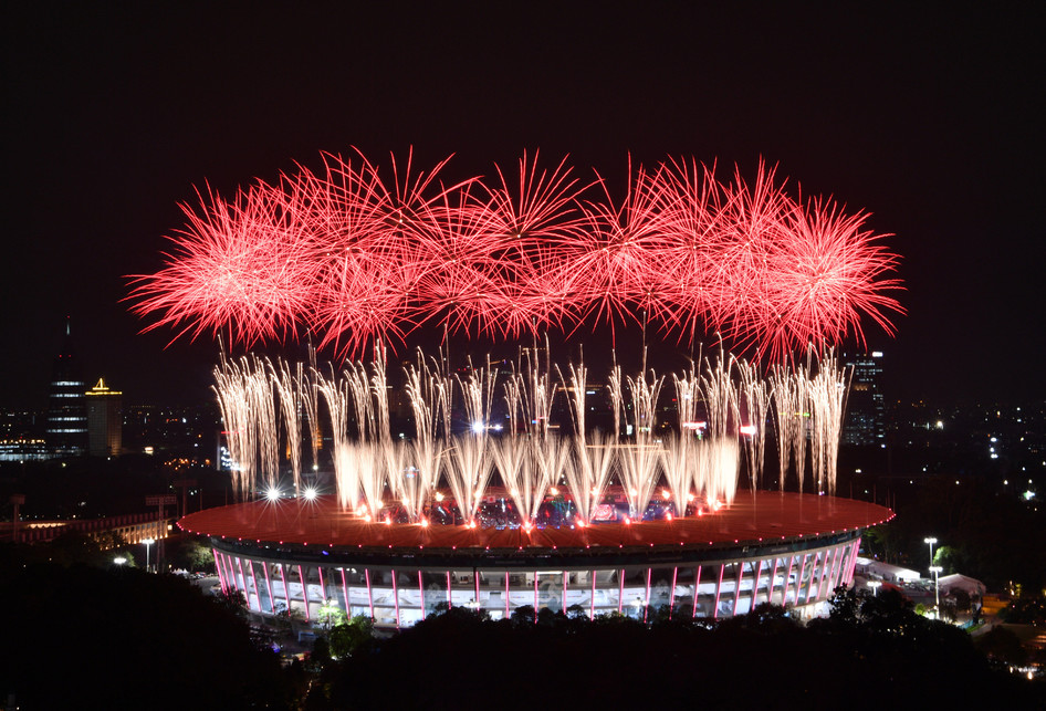 PESTA KEMBANG API ASIAN GAMES 2018