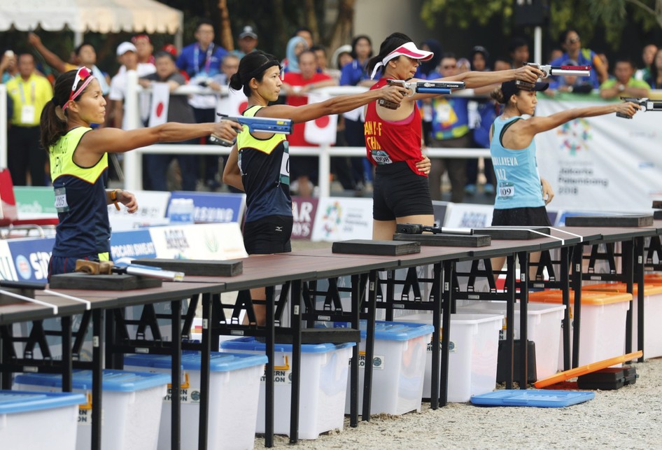 Modern Pentathlon Asian Games 2018 di Tigaraksa Banten