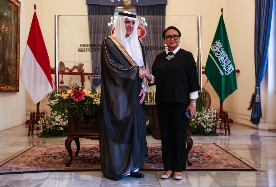 Kunjungan Kehormatan Menteri Luar Negeri Arab Saudi Adel bin Ahm